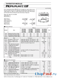 Datasheet PK110F160 производства SanRex